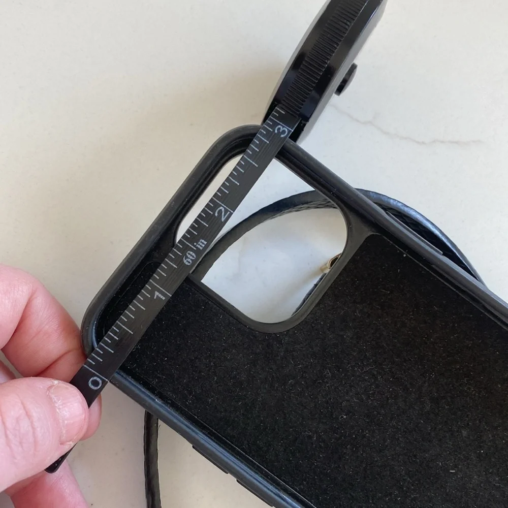 Bandolier Crossbody Phone Case with Gold Accents - Picture 7 of 8